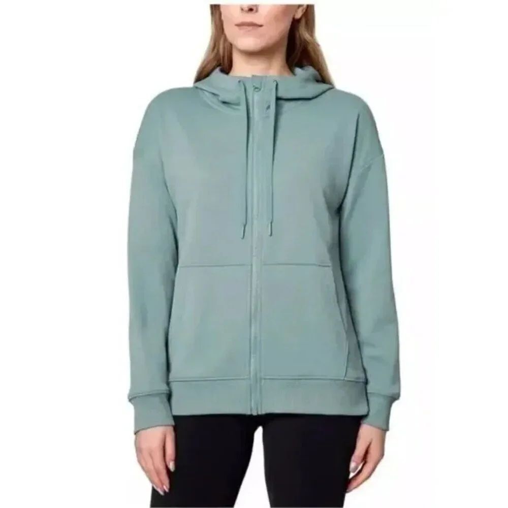 ✨MONDETTA✨ Performance Full Zip Moisture Wicking Hoodie Jacket - [Medium, Green]